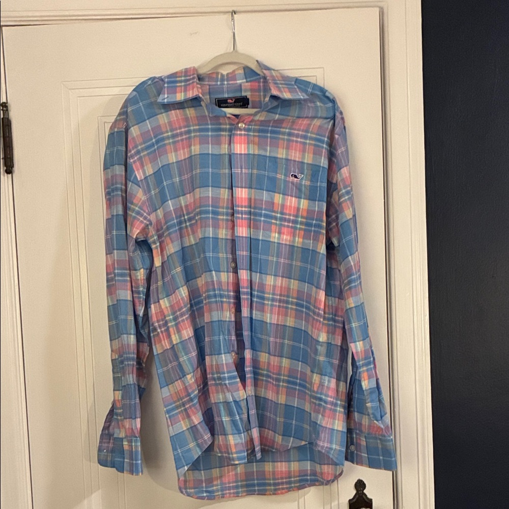 Vineyard Vines Tucker Multicolor Plaid Button Down Shirt